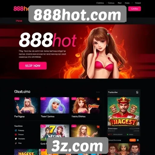 Acessibilidade e design do site 888hot.com