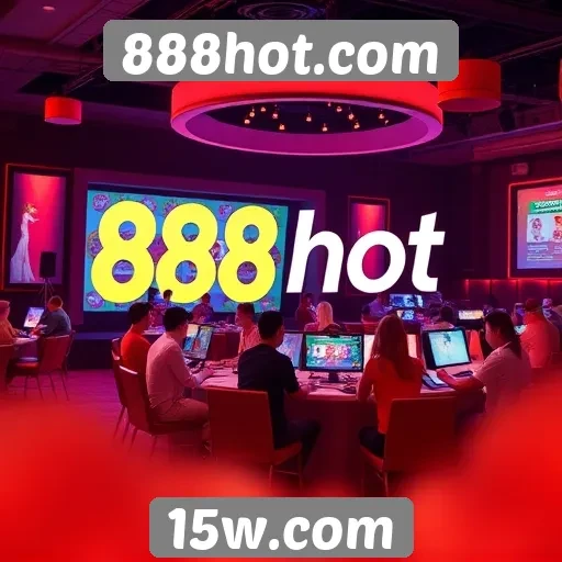Participação do 888hot.com em eventos de jogos