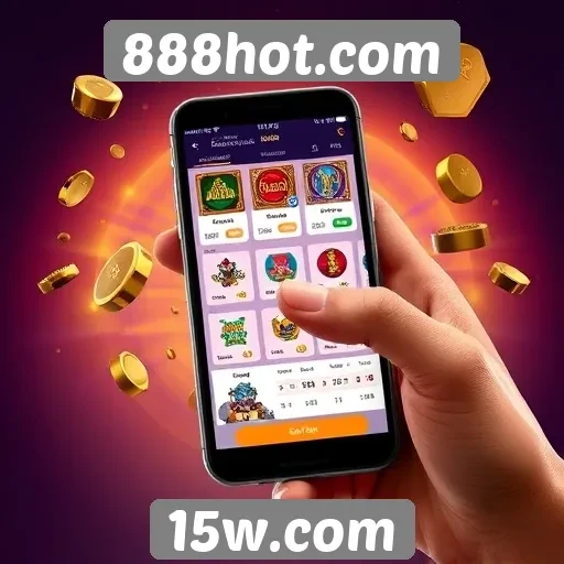 As funcionalidades do aplicativo móvel do 888hot.com